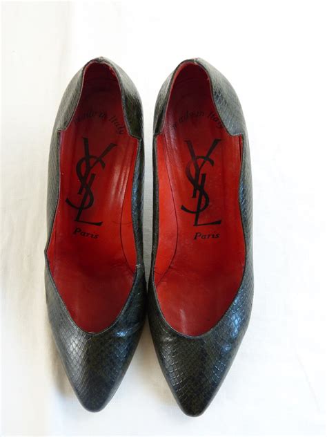 ysl python shoes.